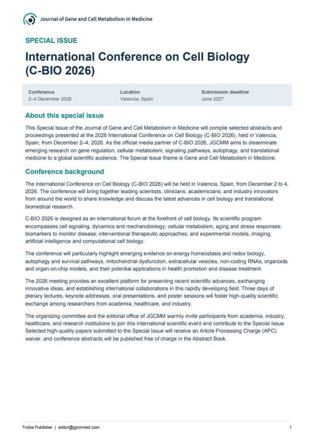 C-BIO 2026 special issue flyer